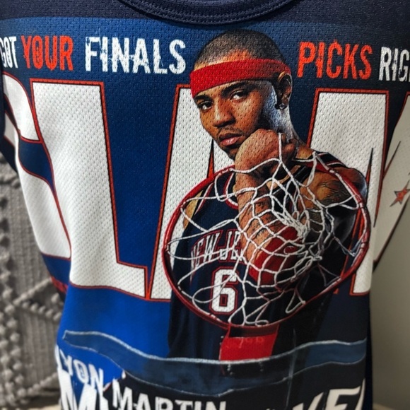 Mitchell & Ness SLAM Magazine Kenyon Martin #6 Tank Top- Large - Picture 2 of 7